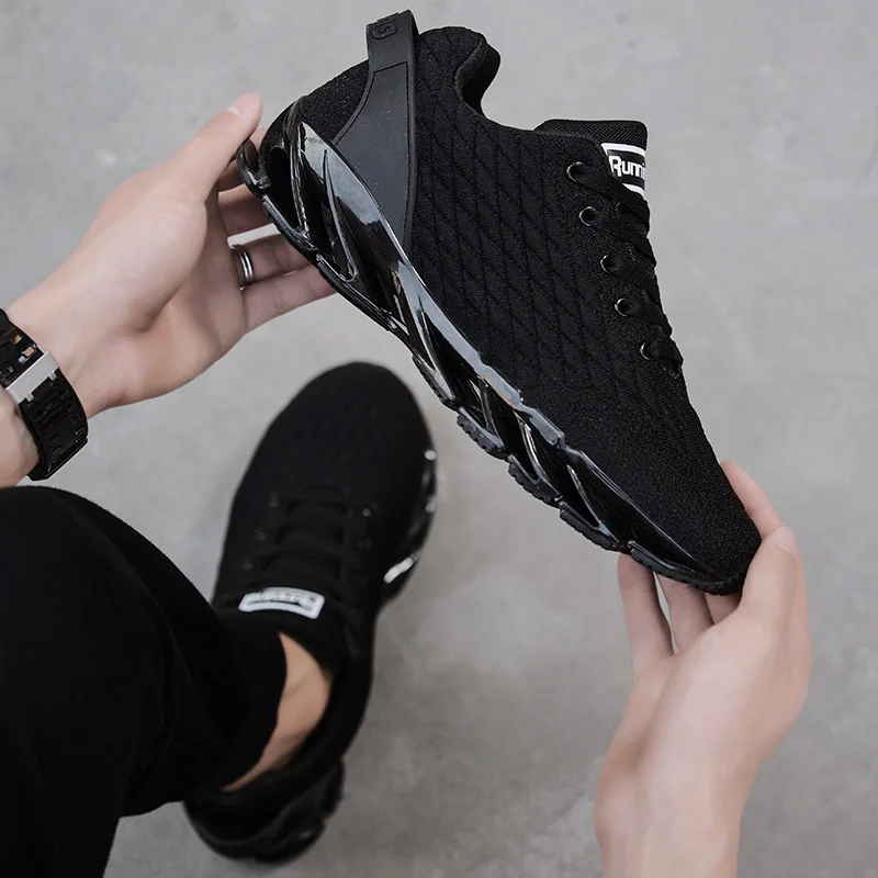 Sneaker Work Solid White Fashion Knitting Casual Shoes Men Black Schoenen Mannen Sneakers Mens Causal Sapato
Sneaker Work Solid White Fashion Knitting Casual Shoes Men Black Schoenen Mannen Sneakers Mens Causal Sapato