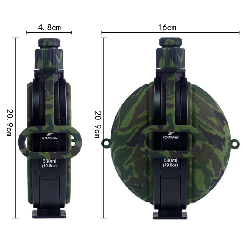 Outdoor Military Water Bottle Silicone Large Capacity Folding Water Kettle Hiking Camping Sport Leak Proof Tour Gym Water Bottle 
Outdoor Military Water Bottle Silicone Large Capacity Folding Water Kettle Hiking Camping Sport Leak Proof Tour Gym Water Bottle