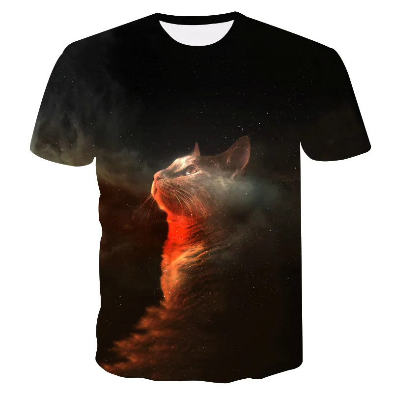 3D Cat Print T-shirt Casual O-Neck Short Sleeve Top Men 3D Printed Blouse Fashion Women Mens Clothing
3D Cat Print T-shirt Casual O-Neck Short Sleeve Top Men 3D Printed Blouse Fashion Women Mens Clothing