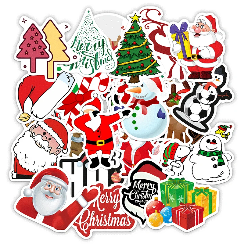 50pcs / set Merry Christmas Stickers Street Doodle Sticker Set for Christmas Day Waterproof PVC Sticker 
50pcs / set Merry Christmas Stickers Street Doodle Sticker Set for Christmas Day Waterproof PVC Sticker
