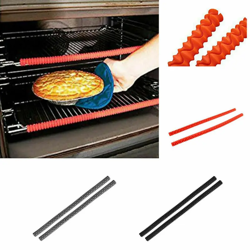 Silicone Oven Rack Edge Clip Guard Heat Resistant Red Set Of 2 Helps Avoid Burns Silicone insulation strips
Silicone Oven Rack Edge Clip Guard Heat Resistant Red Set Of 2 Helps Avoid Burns Silicone insulation strips