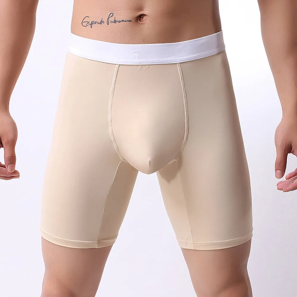 Men's Bulge Pouch Underwear U-convex Underpants Mans Breathable Seamless Panties Male Low-Waist Long Boxer Short Male Panties
Men's Bulge Pouch Underwear U-convex Underpants Mans Breathable Seamless Panties Male Low-Waist Long Boxer Short Male Panties