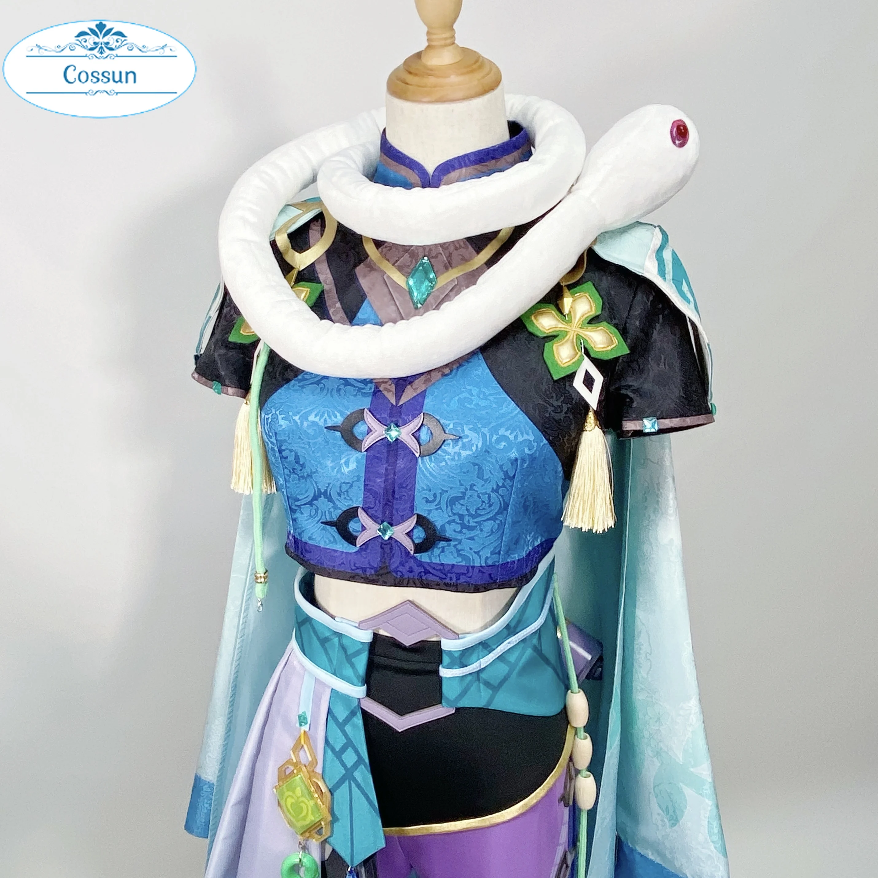 Anime! Genshin Impact BaiShu Liyue Game Suit Gorgeous Uniform Cosplay Costume Halloween Carnival Party Outfit For Women 2021 NEW
Anime! Genshin Impact BaiShu Liyue Game Suit Gorgeous Uniform Cosplay Costume Halloween Carnival Party Outfit For Women 2021 NEW