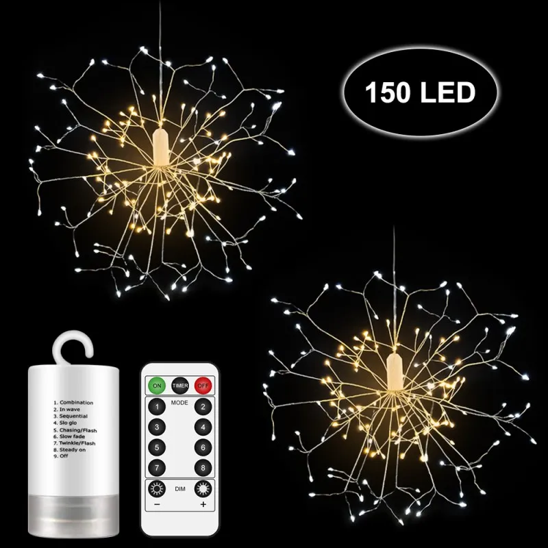 Светодиодная уличная гирлянда s Starburst, фейерверк, 150 светодиодов, сделай сам, фейерверк, Одуванчик, работающая от батареи, гирлянда, гирлянда
Светодиодная уличная гирлянда s Starburst, фейерверк, 150 светодиодов, сделай сам, фейерверк, Одуванчик, работающая от батареи, гирлянда, гирлянда