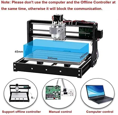 CNC 3018 Pro Engraving Machine Kit GRBL Control DIY Mini Router Engraver PCB Milling Machine PVC Wood Carving Engraving Machine
CNC 3018 Pro Engraving Machine Kit GRBL Control DIY Mini Router Engraver PCB Milling Machine PVC Wood Carving Engraving Machine