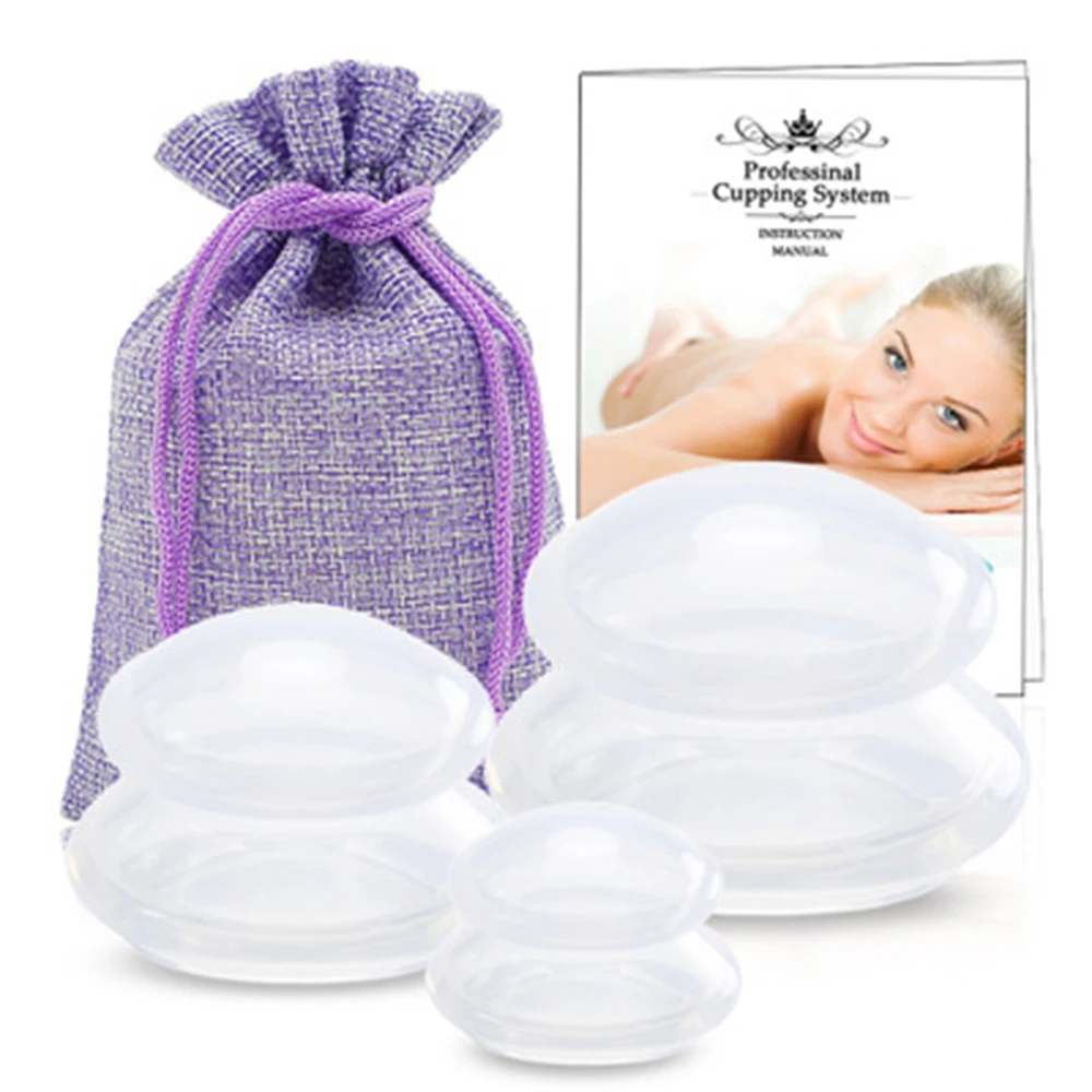 Flexible Anti-aging Silicone Massage Cups Anticellulite Vacuum Cups Set Facial Suction Cups Promote Relaxation For Deep Massage
Flexible Anti-aging Silicone Massage Cups Anticellulite Vacuum Cups Set Facial Suction Cups Promote Relaxation For Deep Massage