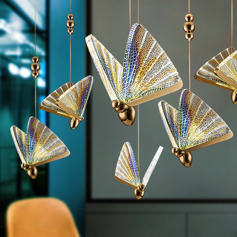Bedroom Bedside Chandelier Modern Minimalist Butterfly Chandelier Light Luxury Lighting Net Red Bar Stairwell Chandelier
Bedroom Bedside Chandelier Modern Minimalist Butterfly Chandelier Light Luxury Lighting Net Red Bar Stairwell Chandelier