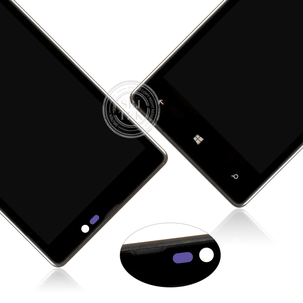 Srjtek 4 3 "ЖК дисплей для Nokia Lumia 820 сенсорный экран с рамкой N820 дигитайзер стекло