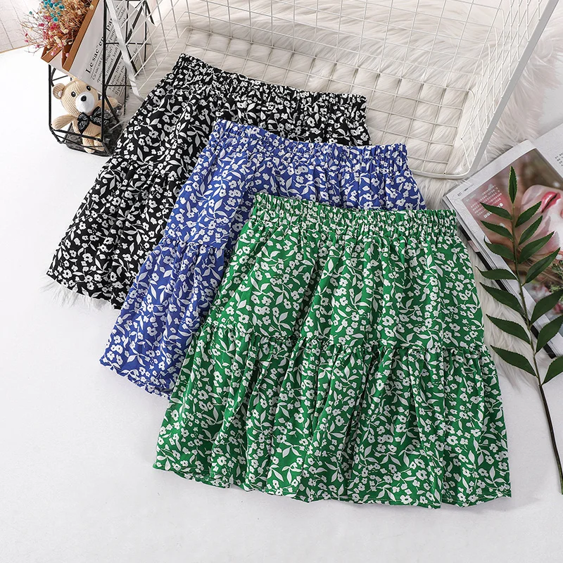 Small Fresh Floral Half-Length Skirt Women's Short Skirt New Korean Version Was Thin and Sweet and Anti-Empty A-Line Skirt
Small Fresh Floral Half-Length Skirt Women's Short Skirt New Korean Version Was Thin and Sweet and Anti-Empty A-Line Skirt