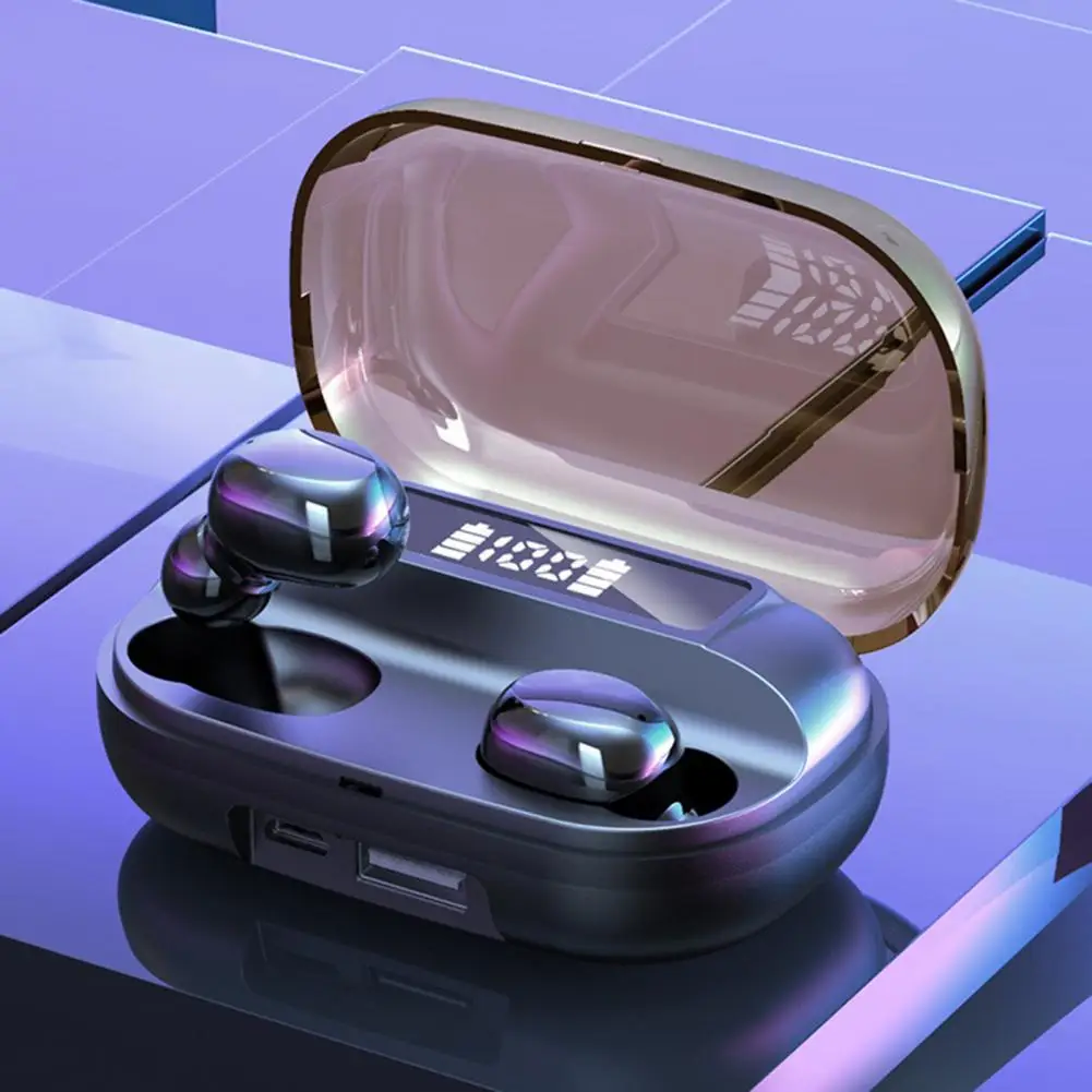 TWS Bluetooth-compatible 5.0 LED Waterproof 9D Stereo Wireless Earphone Earbuds Sports Headsets
TWS Bluetooth-compatible 5.0 LED Waterproof 9D Stereo Wireless Earphone Earbuds Sports Headsets