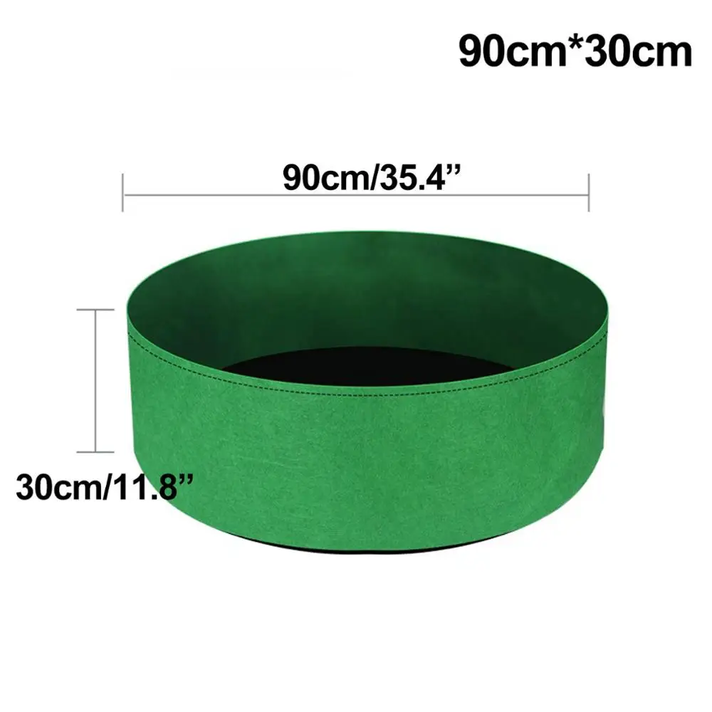 90*30CM Fabric Raised Garden Bed Round Planting Container Grow Bag Breathable Felt Fabric Planter Pot For Plants Nursery Pot 
90*30CM Fabric Raised Garden Bed Round Planting Container Grow Bag Breathable Felt Fabric Planter Pot For Plants Nursery Pot