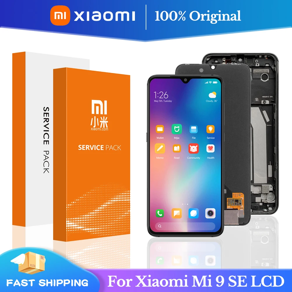 5.97''Original For Xiaomi Mi 9 SE LCD Screen Replacement With Fingerprint 10 Touch Display For Xiaomi Mi9 SE Mi 9SE M1903F2G LCD 
5.97''Original For Xiaomi Mi 9 SE LCD Screen Replacement With Fingerprint 10 Touch Display For Xiaomi Mi9 SE Mi 9SE M1903F2G LCD