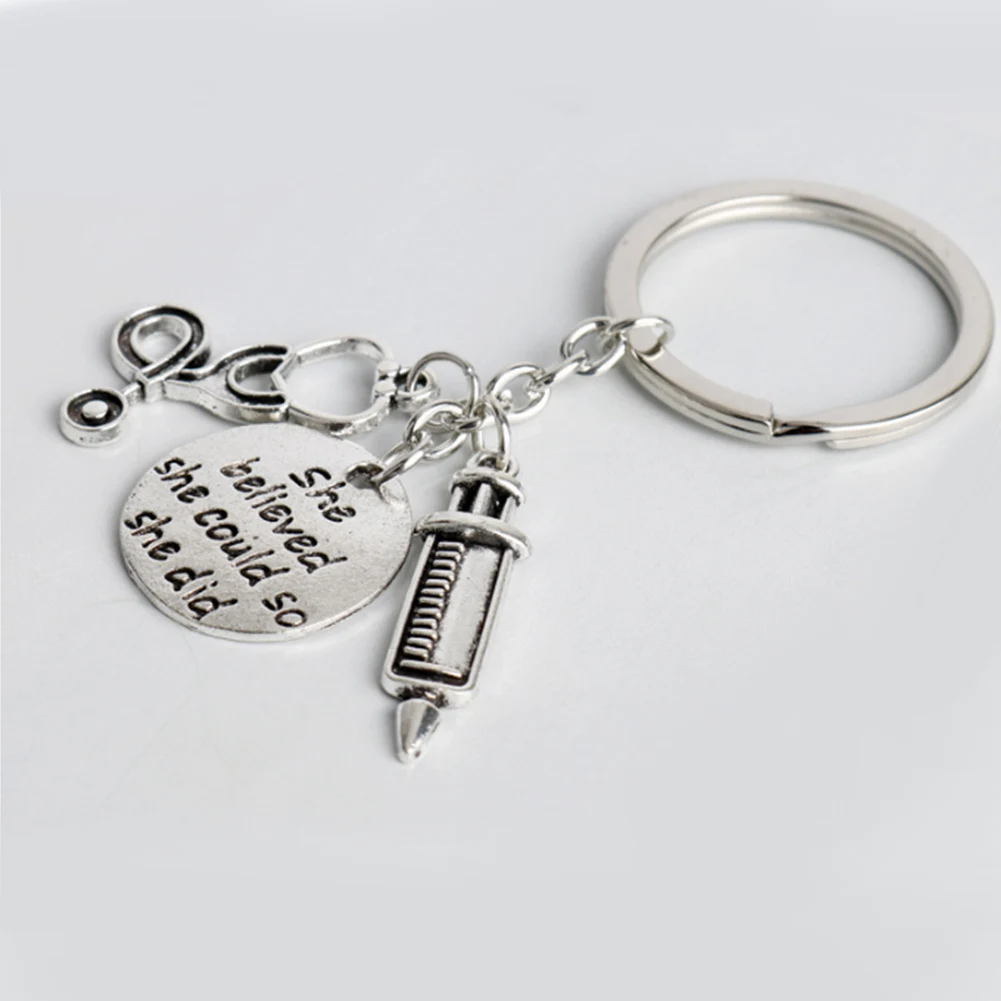1PC Doctor Medical Tools Stethoscope Syringe Pendants Key Chains Nurse Medical students Gifts Key chain llaveros
1PC Doctor Medical Tools Stethoscope Syringe Pendants Key Chains Nurse Medical students Gifts Key chain llaveros