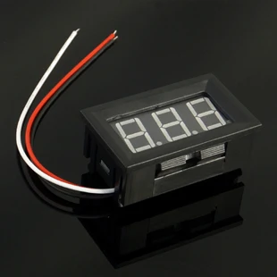 0.56inch DC voltmeter Three-wire 0-100V digital display digital voltmeter head battery electric vehicle voltmeter
0.56inch DC voltmeter Three-wire 0-100V digital display digital voltmeter head battery electric vehicle voltmeter