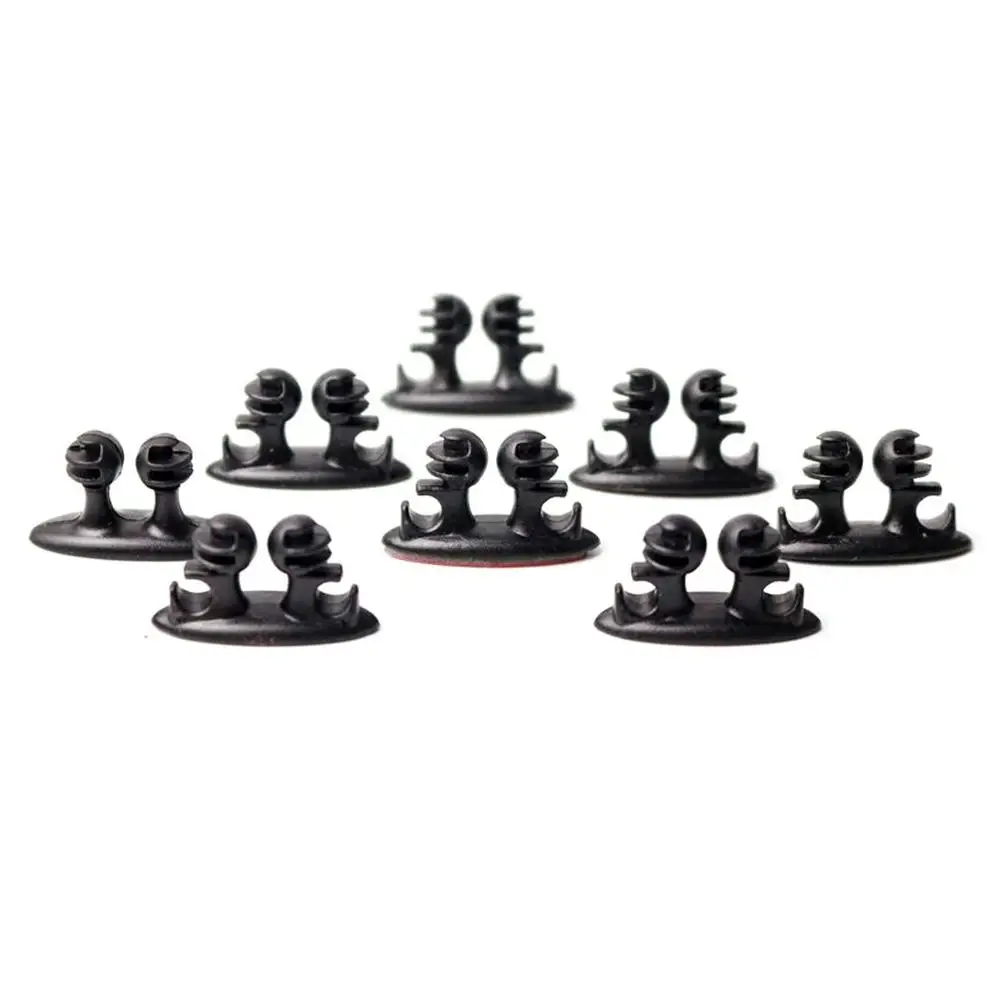 Black Cable Clips Holders 8 Pack Adhesive Cable Management with 3 Clamps Durable Compact Cable Wire Cord Clips Organizer
Black Cable Clips Holders 8 Pack Adhesive Cable Management with 3 Clamps Durable Compact Cable Wire Cord Clips Organizer