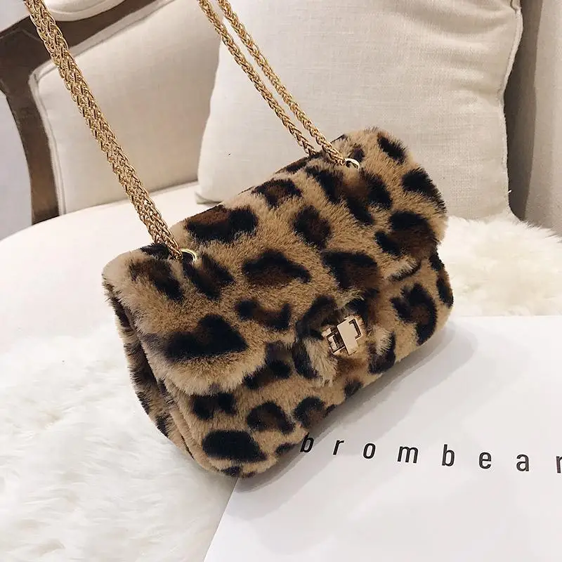 Female Leopard Furry Shoulder Bag With Chain Square Small Plush Bags For Women 2021 New Luxury Handbags Designer Crossbody Case
Female Leopard Furry Shoulder Bag With Chain Square Small Plush Bags For Women 2021 New Luxury Handbags Designer Crossbody Case