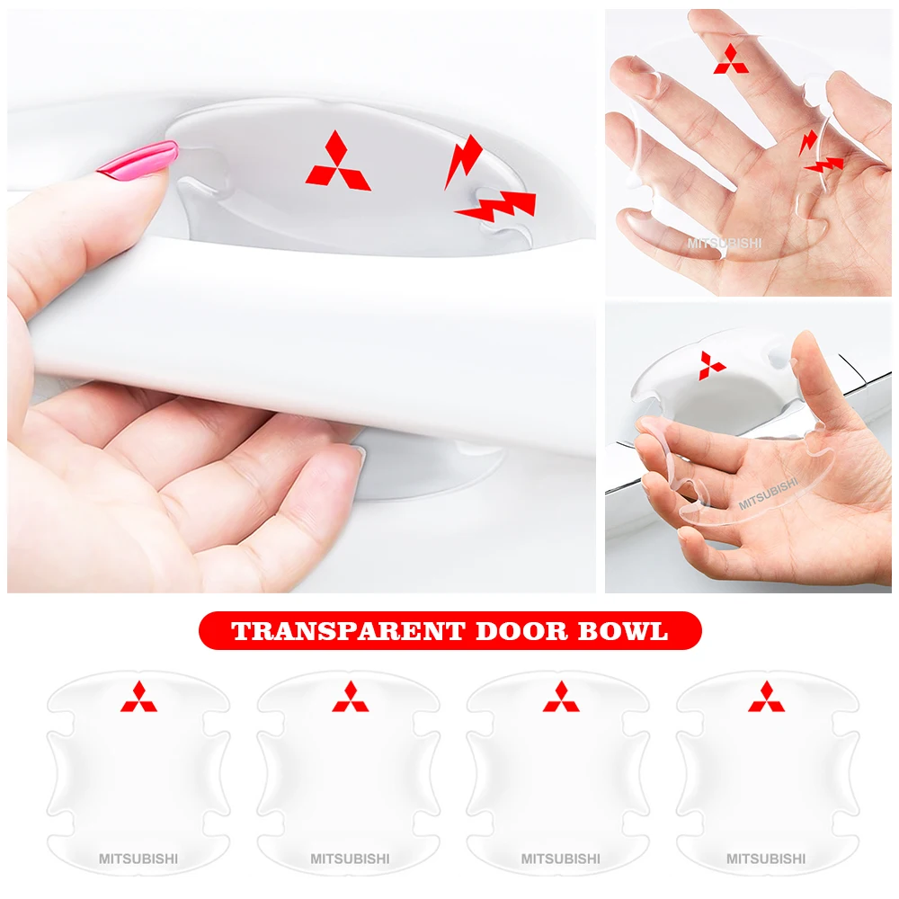 4Pcs Car Door Bowl Anti-scratch Sticker Car Handle Stickers For Mitsubishi ASX Lancer EX Pajero Outlander L200 EVO Auto Styling
4Pcs Car Door Bowl Anti-scratch Sticker Car Handle Stickers For Mitsubishi ASX Lancer EX Pajero Outlander L200 EVO Auto Styling