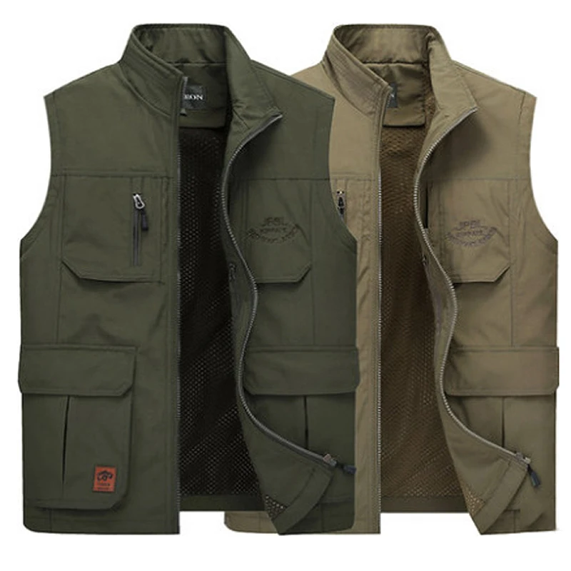 Multi-pocket photography vest men Casual fishing Sleeveless Jacket reporter director outdoor warm Cotton Soft Waistcoat
Multi-pocket photography vest men Casual fishing Sleeveless Jacket reporter director outdoor warm Cotton Soft Waistcoat
