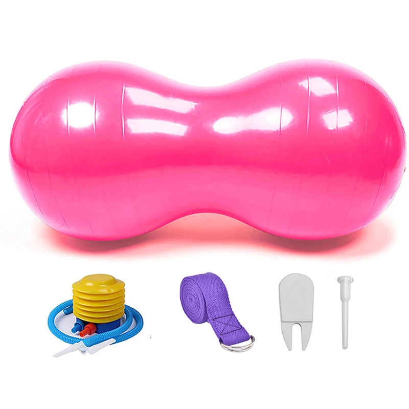 Peanut Fitness Ball with Pump & Yoga Strap Yoga Exercise Ball Balance Ball For Back Pain Relief Muscle Tension Core Strength
Peanut Fitness Ball with Pump & Yoga Strap Yoga Exercise Ball Balance Ball For Back Pain Relief Muscle Tension Core Strength
