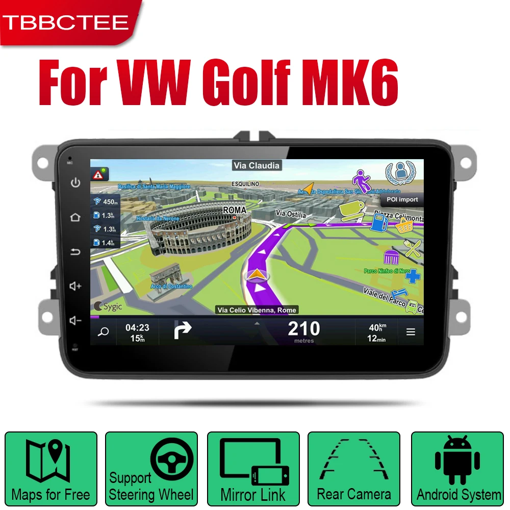 Auto Radio Android Car Player For Volkswagen VW Golf MK6 2008 2009 2010 2011 2012 2013 2014 GPS Navigation Map Multimedia system
Auto Radio Android Car Player For Volkswagen VW Golf MK6 2008 2009 2010 2011 2012 2013 2014 GPS Navigation Map Multimedia system