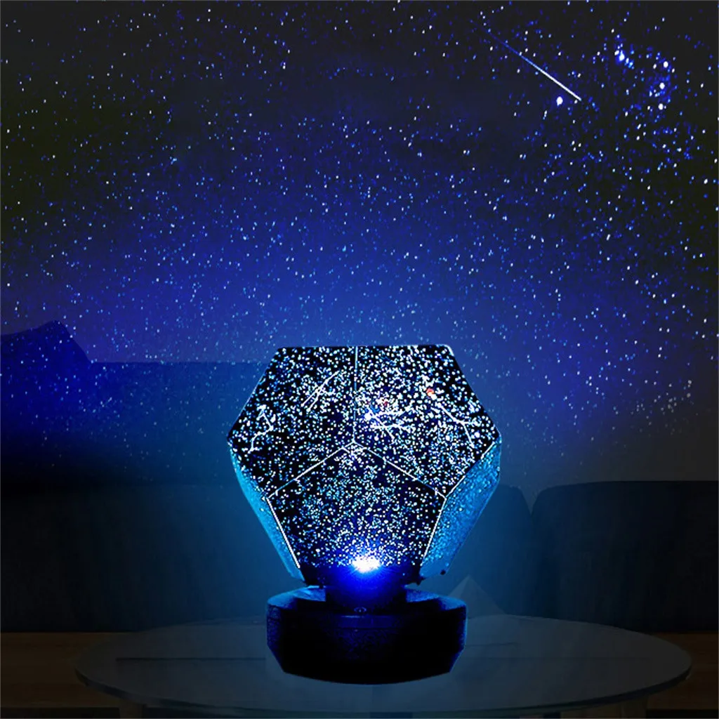 Starry Sky Night Light Planet Magic Projector Earth Universe LED Lamp Colorful Rotate Flashing Star Kids Baby Christmas Gift 125 | Дом и сад
