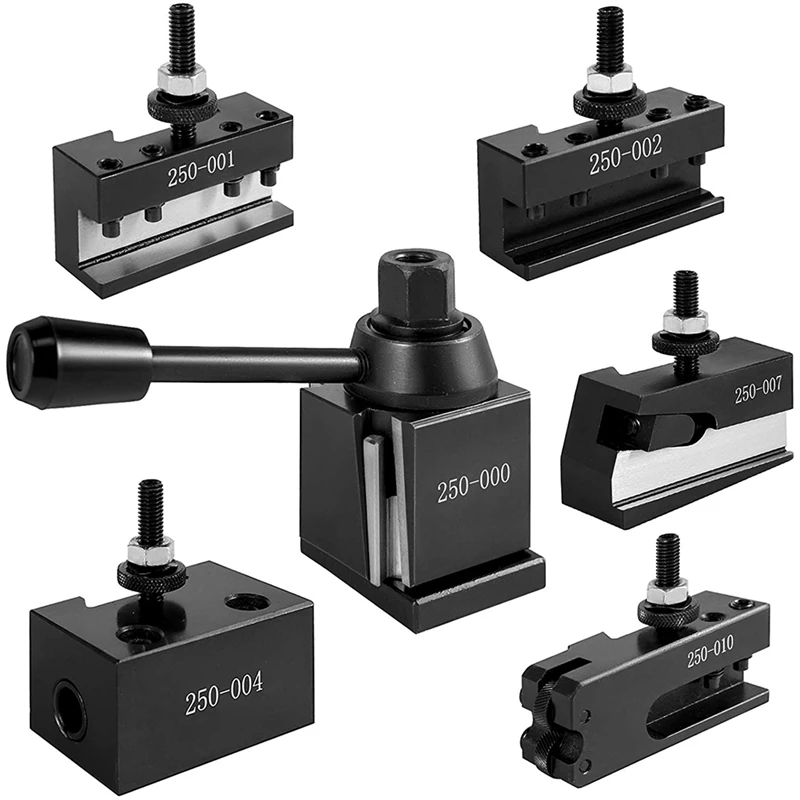 Lathe Tool Holder, Change Tool Set for Metal Lathe Tool Post for 1/2inch Turning Tools, 250-000 Mini Lathe Tool Post
Lathe Tool Holder, Change Tool Set for Metal Lathe Tool Post for 1/2inch Turning Tools, 250-000 Mini Lathe Tool Post