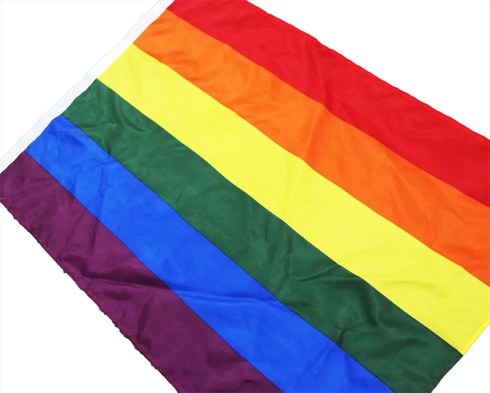 3X2 радужный флаг 3*2 фута полиэстер стандартный гей гордыня мира баннер для