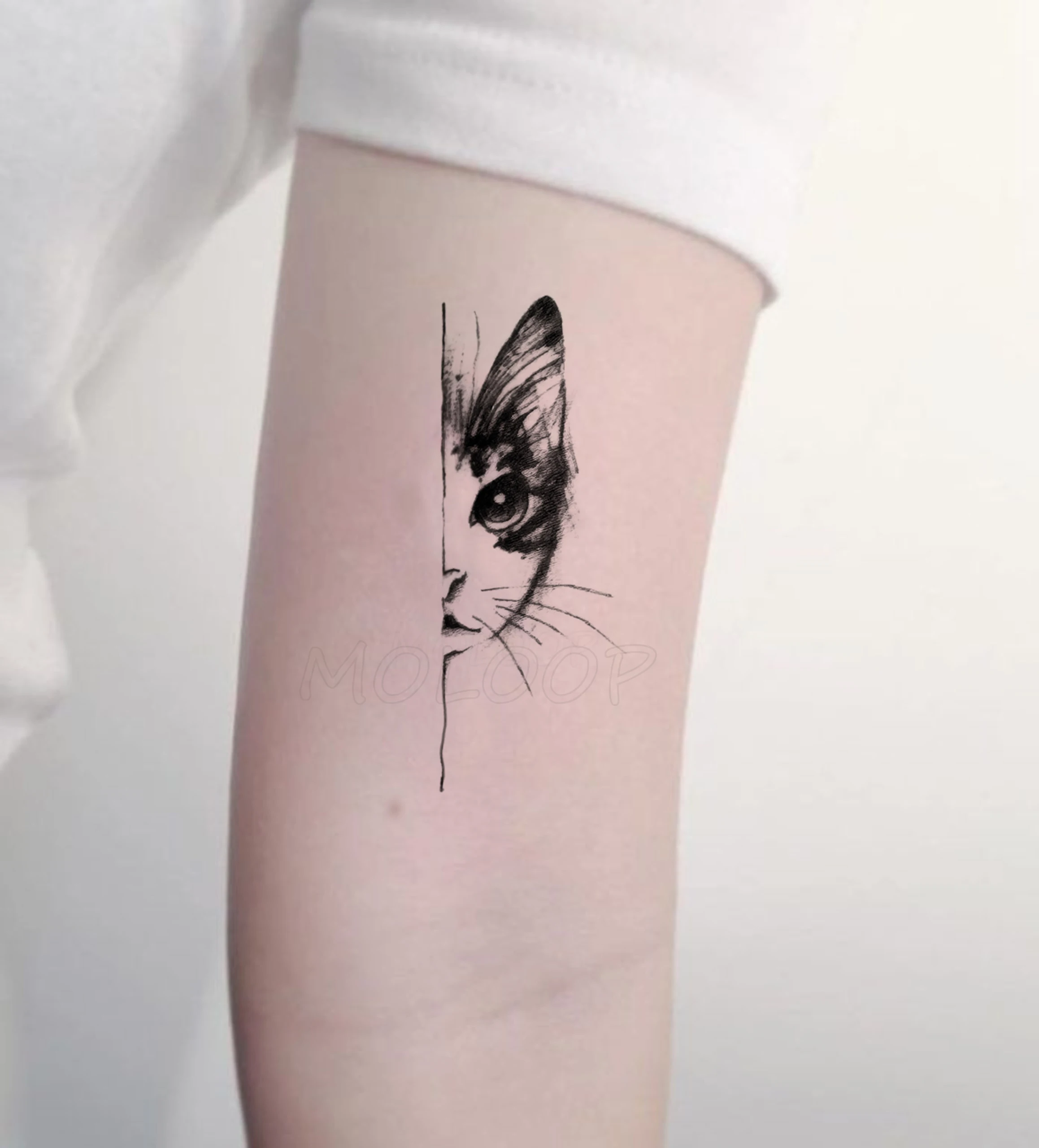 Tattoo Sticker Little half face cat Element Small animal flower Water Transfer Temporary Fake Body Art tatoo for kid girl boy
Tattoo Sticker Little half face cat Element Small animal flower Water Transfer Temporary Fake Body Art tatoo for kid girl boy