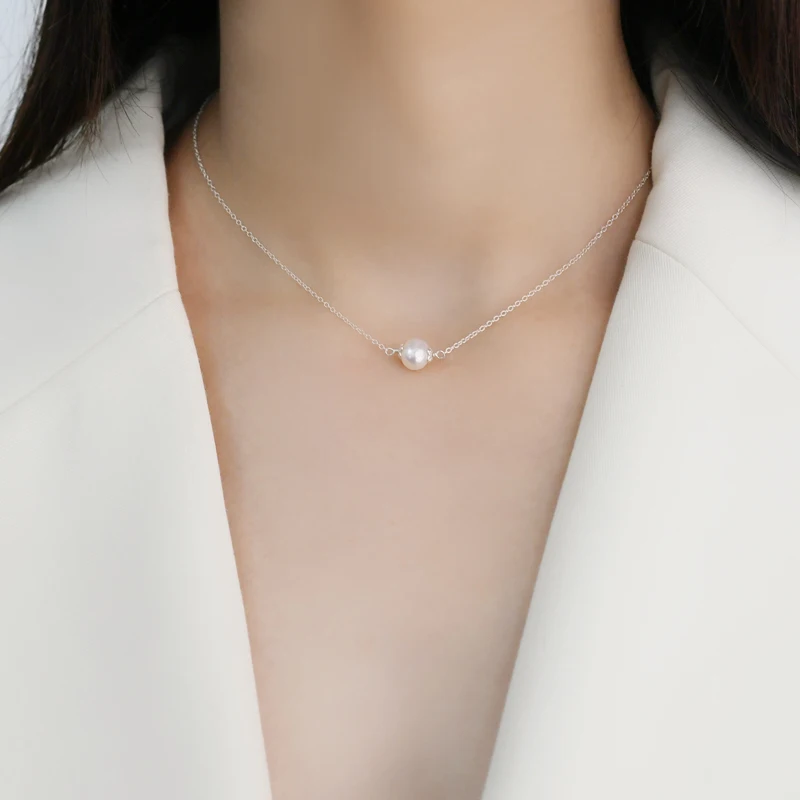 ASHIQI 2022 New Natural Freshwater Pearl Necklace 925 Sterling Silver Chain Jewelry Jewelry Girls Women
ASHIQI 2022 New Natural Freshwater Pearl Necklace 925 Sterling Silver Chain Jewelry Jewelry Girls Women