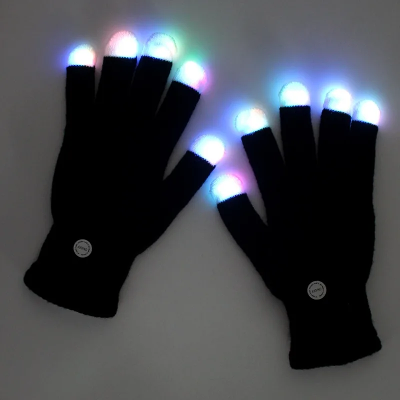 1 pair of finger lights fingertips black gloves Christmas ball costume stage props
1 pair of finger lights fingertips black gloves Christmas ball costume stage props