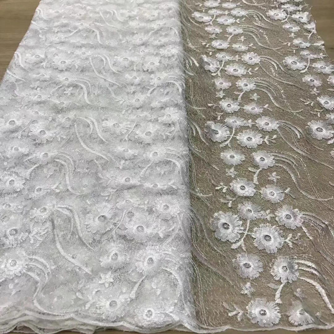 2021 High Quality African Nigerian Lace Fabric Embroidery Swiss French Tulle Pure Cotton 5yards Wedding Party Dress Guipure J161
2021 High Quality African Nigerian Lace Fabric Embroidery Swiss French Tulle Pure Cotton 5yards Wedding Party Dress Guipure J161