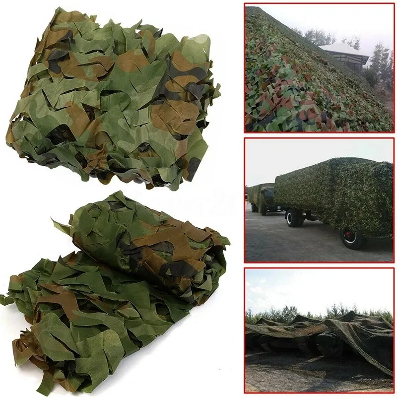 4X4M,4X5M Double Layer Military Camouflage Net Hunting Blinds Shooting Shelter Woodland Camo Camping Tarp Car Cover Hide Net
4X4M,4X5M Double Layer Military Camouflage Net Hunting Blinds Shooting Shelter Woodland Camo Camping Tarp Car Cover Hide Net