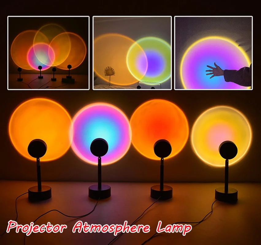 Sunset Projection Lamp Night Lamp Projector Led Lamp Rainbow Floor Stand Sunset Night Lamp for Bedroom Wall Decoration Lights
Sunset Projection Lamp Night Lamp Projector Led Lamp Rainbow Floor Stand Sunset Night Lamp for Bedroom Wall Decoration Lights