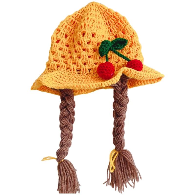 Handmade Knitted Baby Girls Wig Hat Newborn Wigs Brades Kids Crochet Cap with Plaits Infants Photography Props Headwear
Handmade Knitted Baby Girls Wig Hat Newborn Wigs Brades Kids Crochet Cap with Plaits Infants Photography Props Headwear