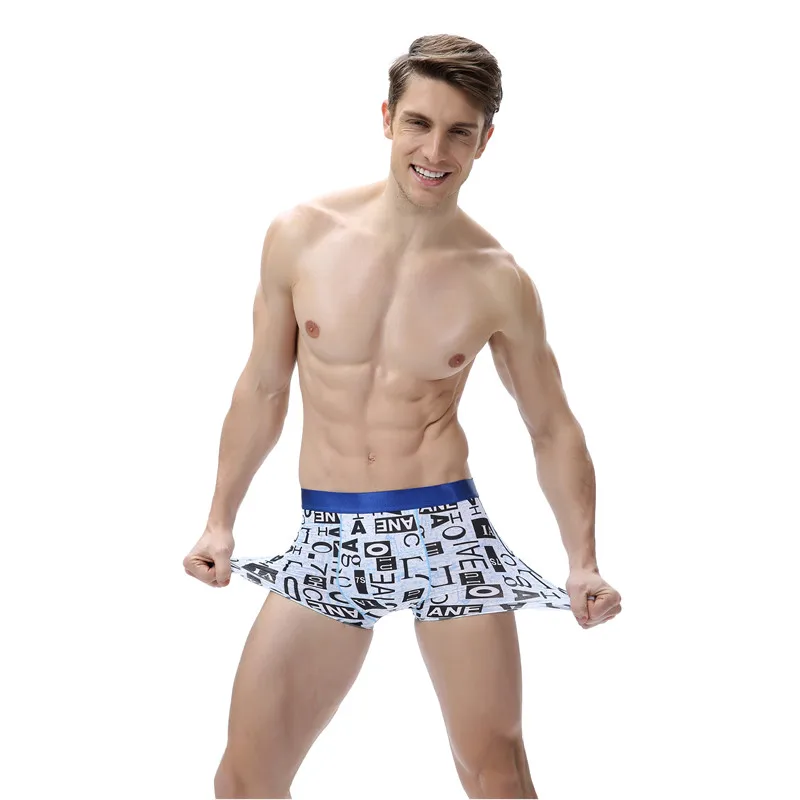 Men Ice Silk Comfortable Underwear Men Buttocks Sexy Flat Angle Printing Underpants Male Short Boxers
Men Ice Silk Comfortable Underwear Men Buttocks Sexy Flat Angle Printing Underpants Male Short Boxers