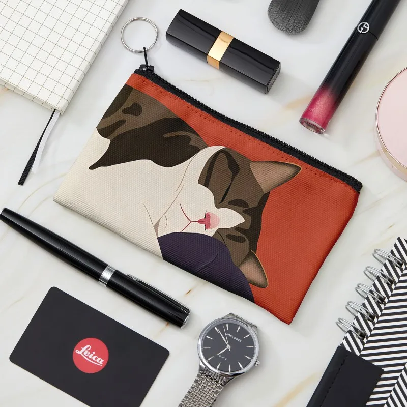 New Women And Men Cool And Cute Cat Coin Purse Lady Girls Wallet Canvas Small Bag With A Zipper Fashion For Kids 
New Women And Men Cool And Cute Cat Coin Purse Lady Girls Wallet Canvas Small Bag With A Zipper Fashion For Kids