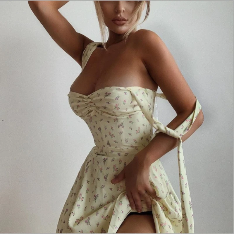 Midi Floral Slip Dress Summer Women Sexy Bandage Wrap High Waist Beach Long Sleeveless Off The Shoulder Ladies Party Dresses
Midi Floral Slip Dress Summer Women Sexy Bandage Wrap High Waist Beach Long Sleeveless Off The Shoulder Ladies Party Dresses