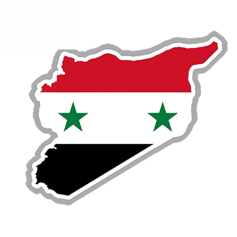 SZWL SYRIA Map Flag Car Sticker Silhouette Waterproof Cover Scratch Accessories PVC for Bumper Laptop Door Windows,13cm*10cm
SZWL SYRIA Map Flag Car Sticker Silhouette Waterproof Cover Scratch Accessories PVC for Bumper Laptop Door Windows,13cm*10cm
