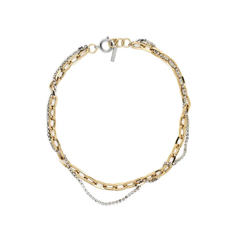 Zircon chain necklace female European and American fashion temperament Choker collar chain star same style
Zircon chain necklace female European and American fashion temperament Choker collar chain star same style