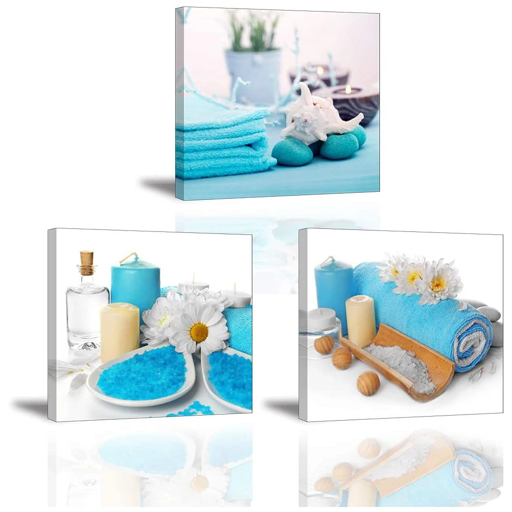 3 Pcs SPA Bathroom Zen Candle Flower Massage HD Posters Wall Art Canvas Pictures Home Decor Paintings Accessories Decoration
3 Pcs SPA Bathroom Zen Candle Flower Massage HD Posters Wall Art Canvas Pictures Home Decor Paintings Accessories Decoration