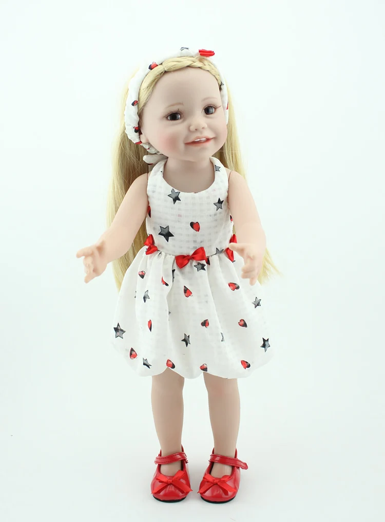 45 см виниловые куклы bebe reborn American Dolls real alive girl Силиконовые Детские куклы игрушки для детей Рождественский подарок
45 см виниловые куклы bebe reborn American Dolls real alive girl Силиконовые Детские куклы игрушки для детей Рождественский подарок