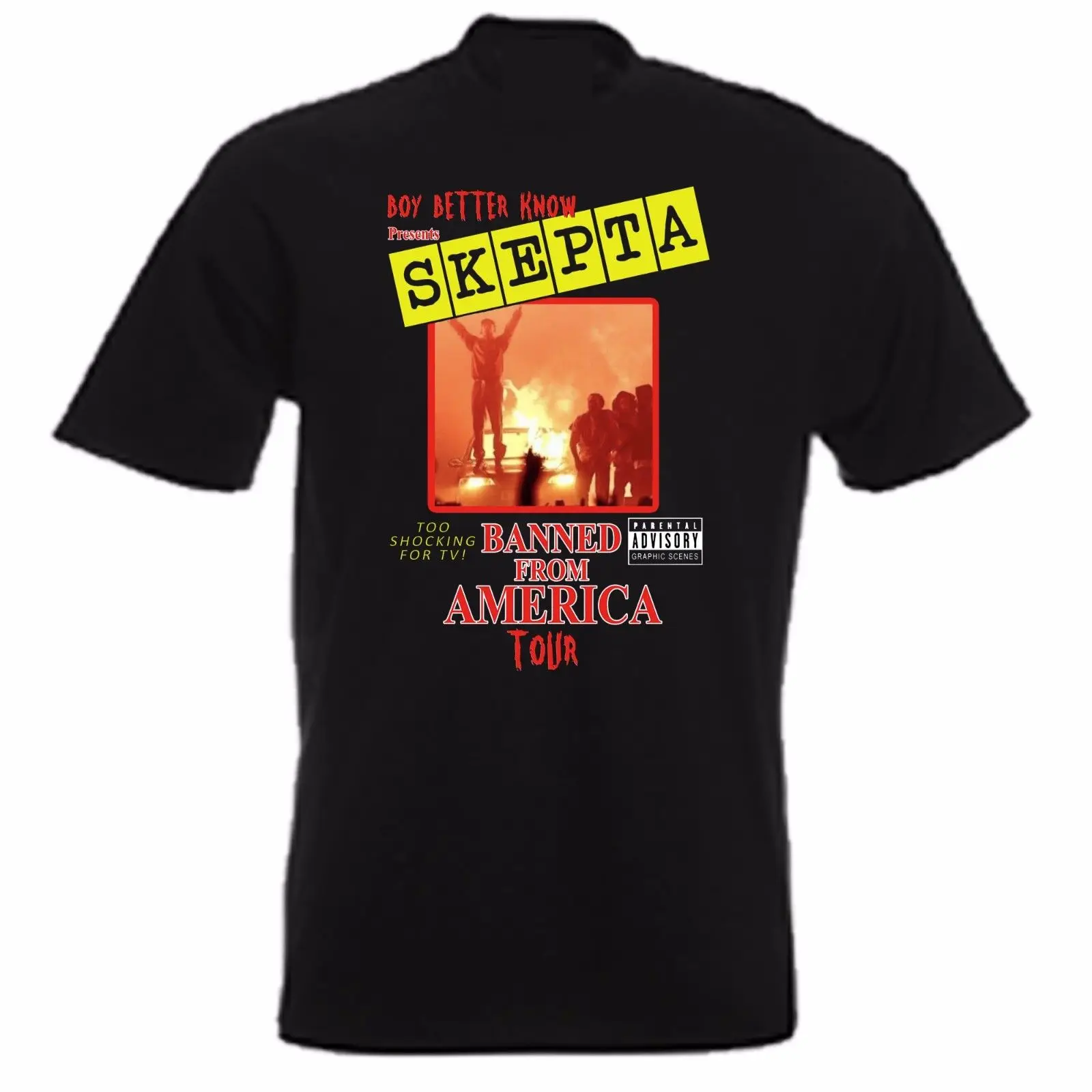 SKEPTA/футболка с надписью forbled of AMERICA TOUR Повседневная футболка Best KNOW Cool pride для