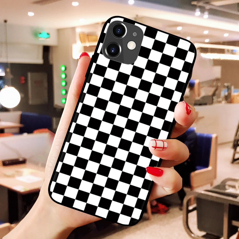 Phone case For iphone 5 5S SE 5C 6 6S 7 8 plus X XS XR 11 12 mini Pro Max 2021 black Luxury brand Design Scarf mesh pattern
Phone case For iphone 5 5S SE 5C 6 6S 7 8 plus X XS XR 11 12 mini Pro Max 2021 black Luxury brand Design Scarf mesh pattern