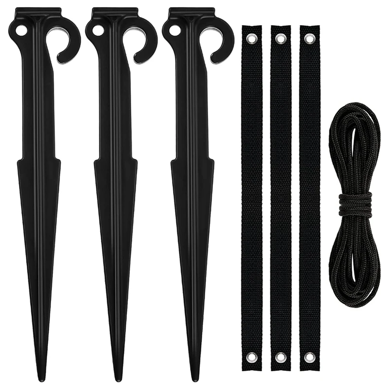 3 Pieces Tree Stake Kit Garden Plant Support Anchors Plant Sticks Support Patio for Garden Plant Fixed Courtyard 
3 Pieces Tree Stake Kit Garden Plant Support Anchors Plant Sticks Support Patio for Garden Plant Fixed Courtyard