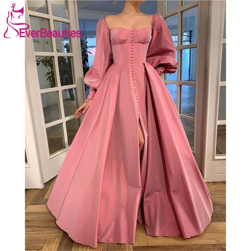Vestido Niña Fiesta Long Prom Dresses with Pockets 2021 Long Sleeves Satin Robe Bal Rose Evening Dress Formal Party Gowns
Vestido Niña Fiesta Long Prom Dresses with Pockets 2021 Long Sleeves Satin Robe Bal Rose Evening Dress Formal Party Gowns