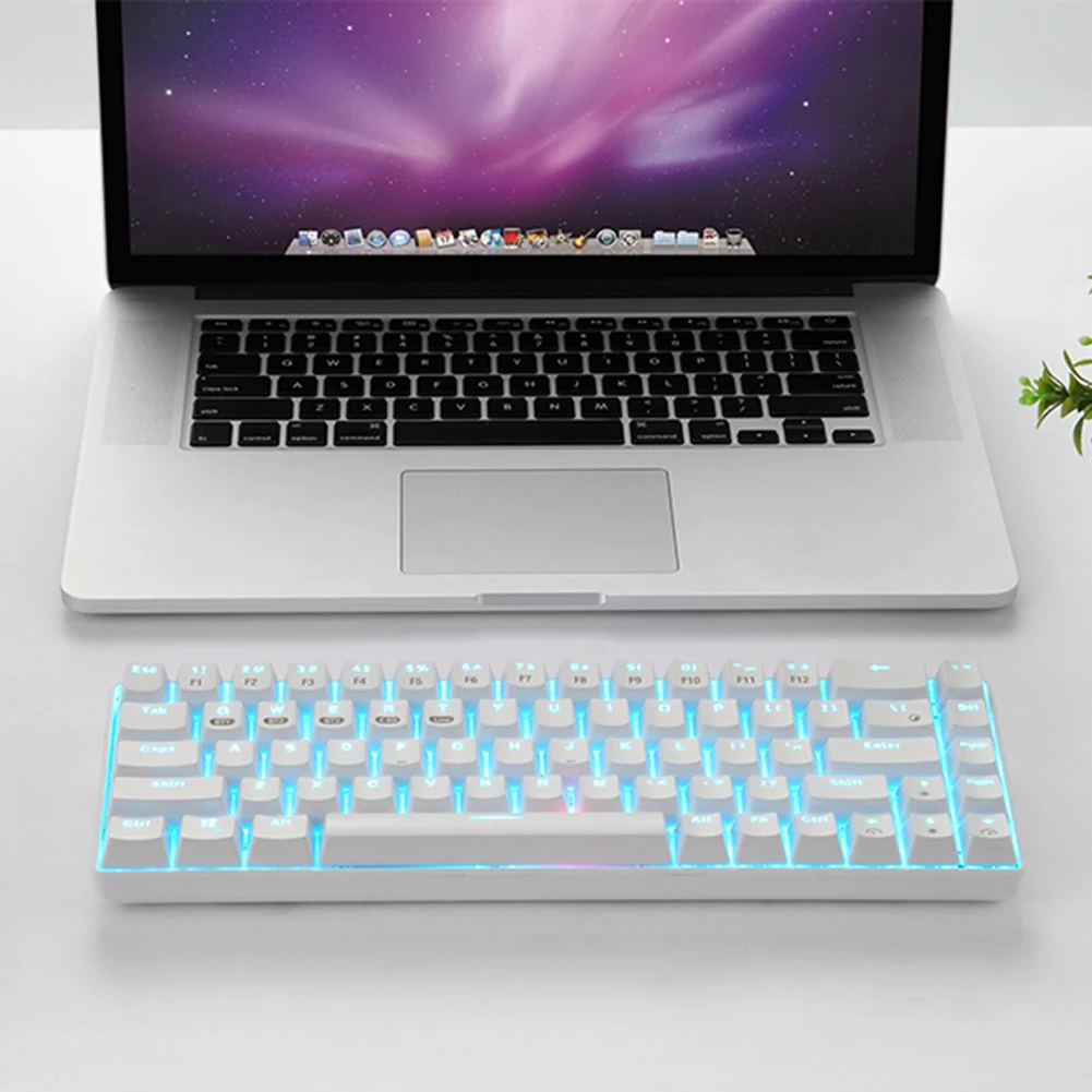 Multi Device 68-Key Mechanical Keyboard 2.4GHz+Bluetooth+USB C for Desktop Laptop Computer PC Gamer Wireless Bluetooth Keyboard
Multi Device 68-Key Mechanical Keyboard 2.4GHz+Bluetooth+USB C for Desktop Laptop Computer PC Gamer Wireless Bluetooth Keyboard
