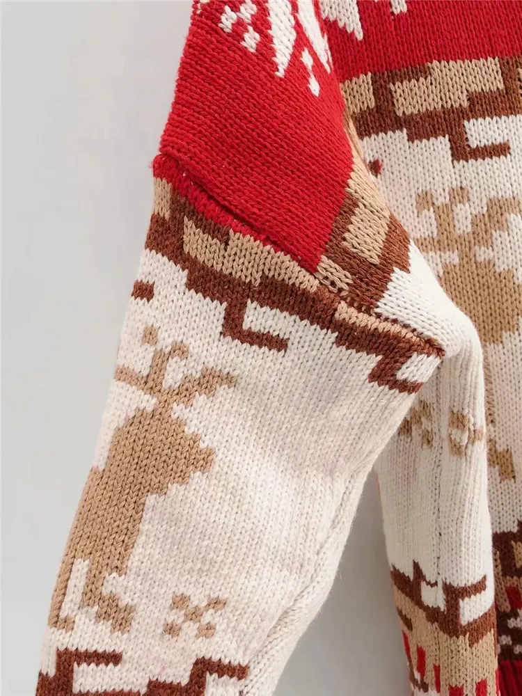 Winter Clothes Women 2020 Christmas Style Jacquard Series Woman Sweaters New Loose Show Thin Knitted Turtleneck Sweater
Winter Clothes Women 2020 Christmas Style Jacquard Series Woman Sweaters New Loose Show Thin Knitted Turtleneck Sweater