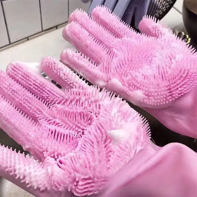 Silicone Cleaning Gloves Multifunction Magic Silicone Dish Washing Gloves For Kitchen Household Silicone Washing
Silicone Cleaning Gloves Multifunction Magic Silicone Dish Washing Gloves For Kitchen Household Silicone Washing