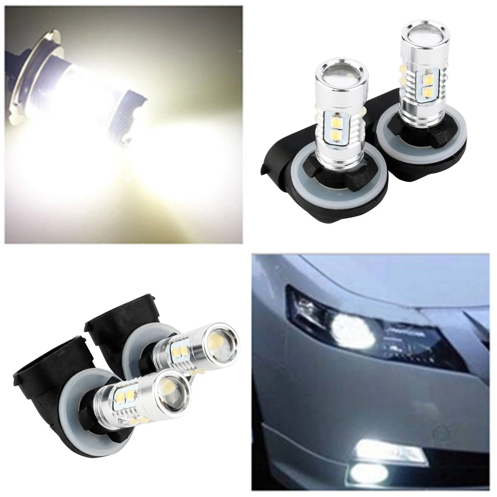 Low power Car Replacement light 2x 10 LEDs DC 12V 50W Super Bright Fog DRL Headlight White Practical
Low power Car Replacement light 2x 10 LEDs DC 12V 50W Super Bright Fog DRL Headlight White Practical