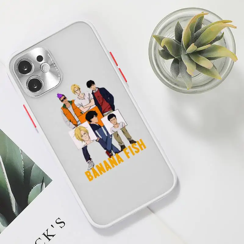 banana fish Phone Case For iPhone 12 11 Mini Pro XR XS Max 7 8 Plus X Matte transparent White Back Cover
banana fish Phone Case For iPhone 12 11 Mini Pro XR XS Max 7 8 Plus X Matte transparent White Back Cover
